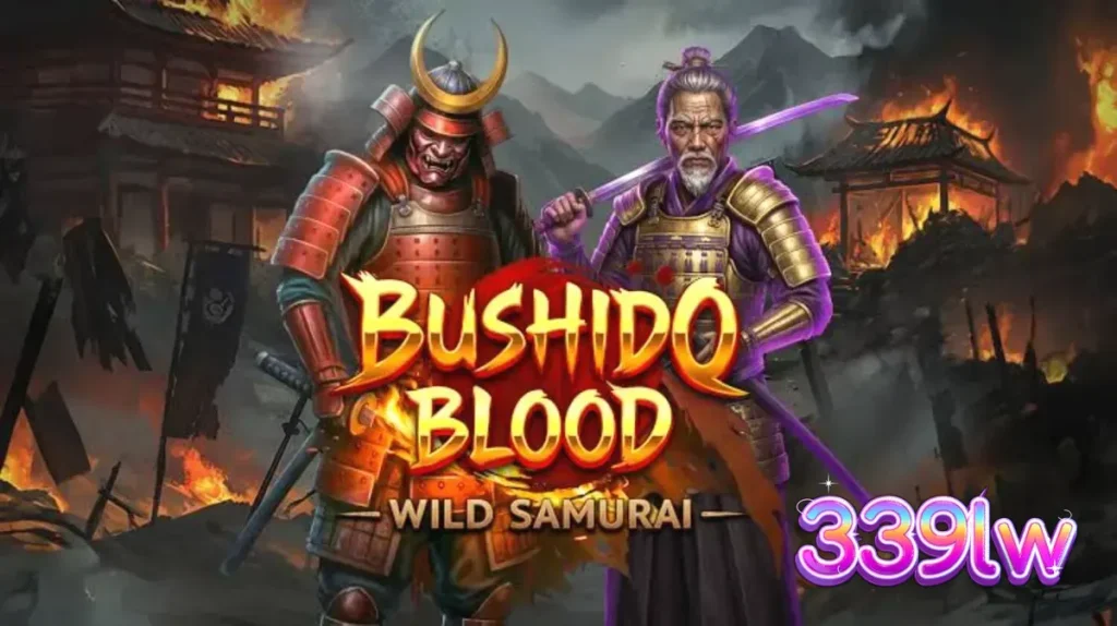 Tampilan visual slot Bushido Blood dengan tema samurai dan elemen tradisional Jepang.